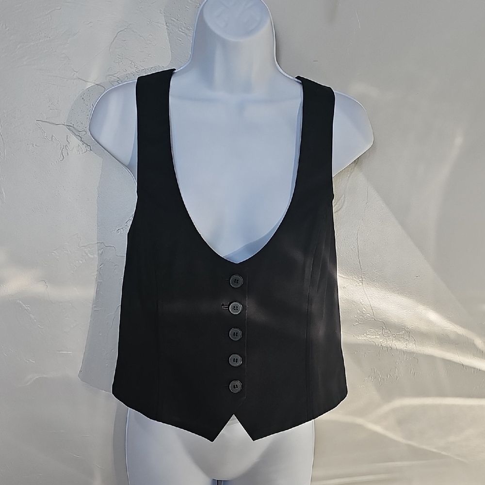New York & Company Charcoal Vest
